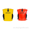 Mochila seca con cremallera impermeable al aire libre